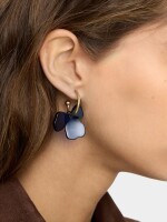 Aros Con Flor multicolor