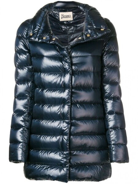 Herno-Chaqueta de nylon rellena de plumas, Amelia Azul