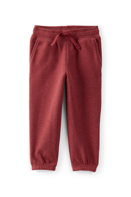 Pantalón de algodón, rojo. Talles 2-5T Sin color