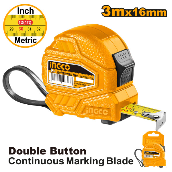 CINTA METRICA 5MT X 25MM PULGADAS/MILIMETROS HSMT26525 INGCO CINTA METRICA 5MT X 25MM PULGADAS/MILIMETROS HSMT26525 INGCO