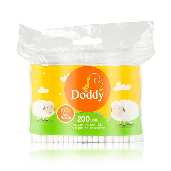 DODDY HISOPOS REFIL POTE X 200 UNID. única