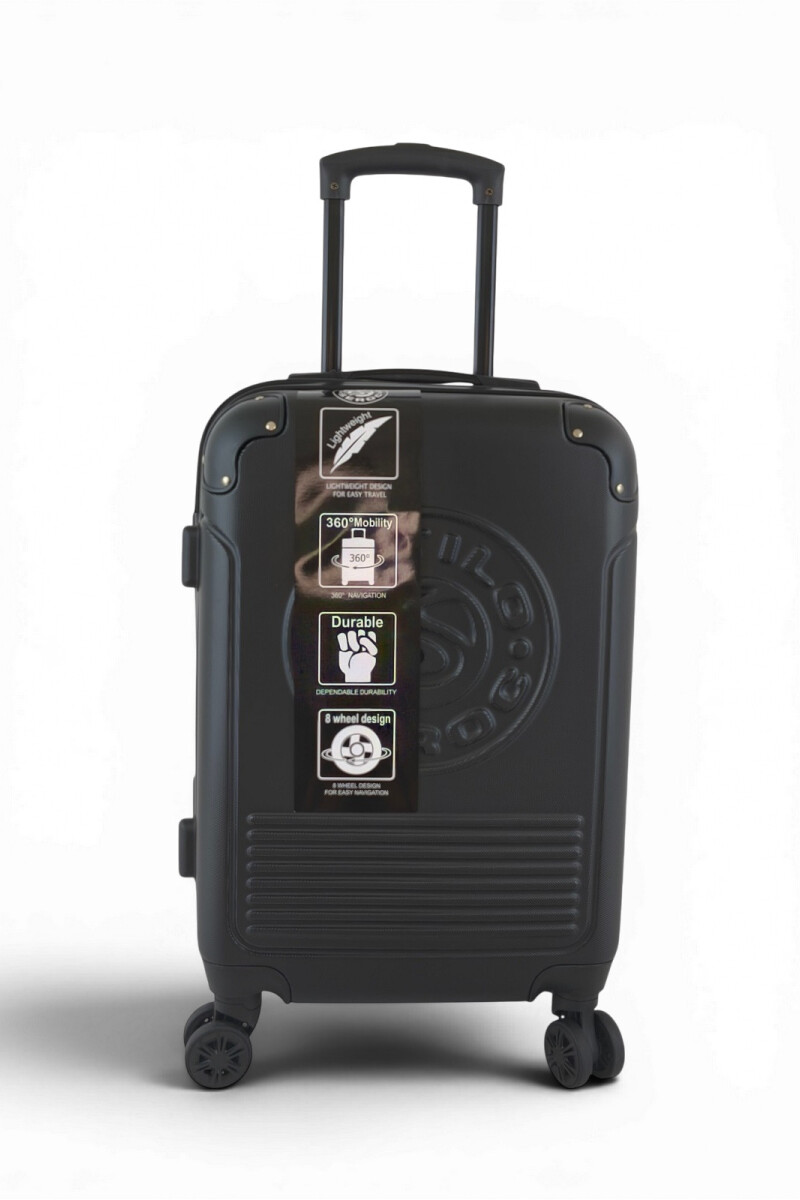 Carry on - Valija chica ABS (fibra) de 20" Negro