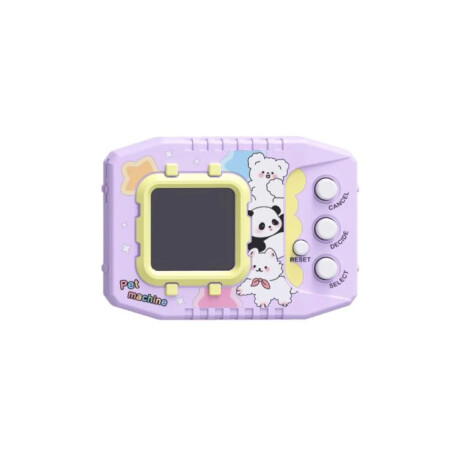 Tamagotchi colgante violeta