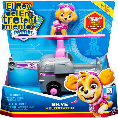Paw Patrol Autito 13cm + Figura Marshall Skye Chase Skye