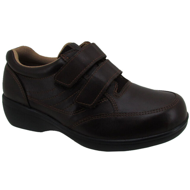 Zapatos de Mujer Lombardino Casual Diabetic Marrón