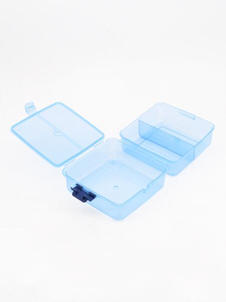 CONTENEDOR LUNCHERA REPARTICIONES AZUL