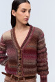 Cardigan Sinfonía Bordo