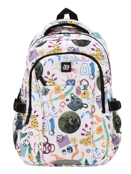 Mochila Estampada Premium Garabatos