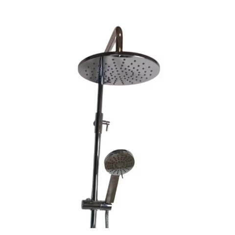 Barral de ducha Bimando exterior sin transferencia Gris Brillante Barral De Ducha Bimando Exterior Sin Transferencia Gris Brillante