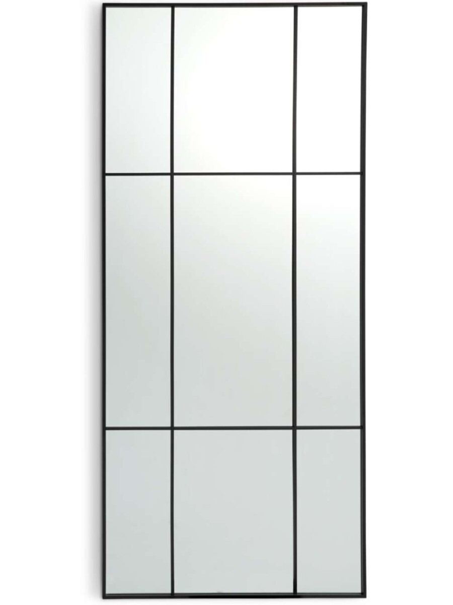 Espejo STUDSTRUP 80x180 negro - Negro 