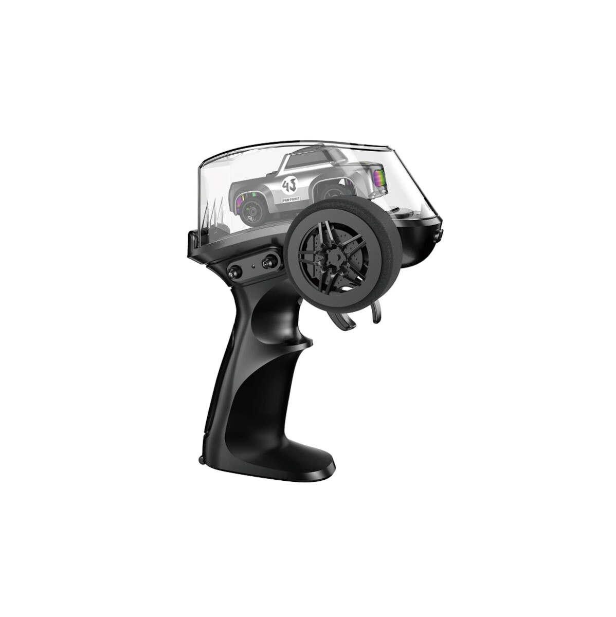 Mini auto a control remoto drift para niños - Gris 