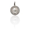 Dije Medalla Virgen Niña-Plata 925-Sin piedra-CP3025 Sinpiedra