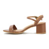 Sandalia Vizzano Mujer Taco 5cm Moca