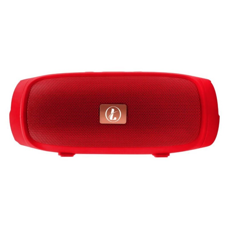 Parlante slim bluetooth rojo