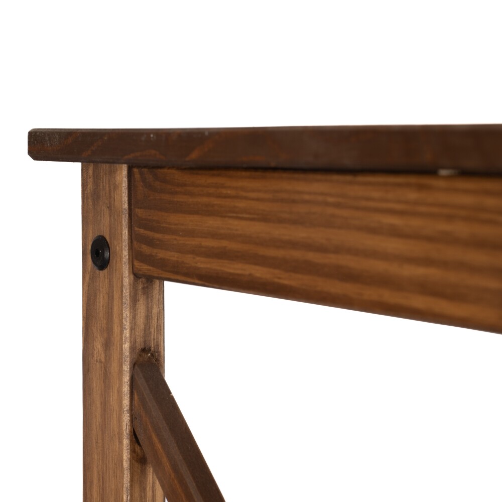 Biblioteca - Estanteria - Linea Open - Rustico Hogar Nogal