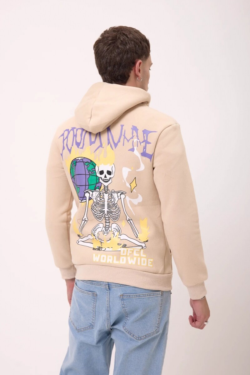 Canguro Calavera Beige