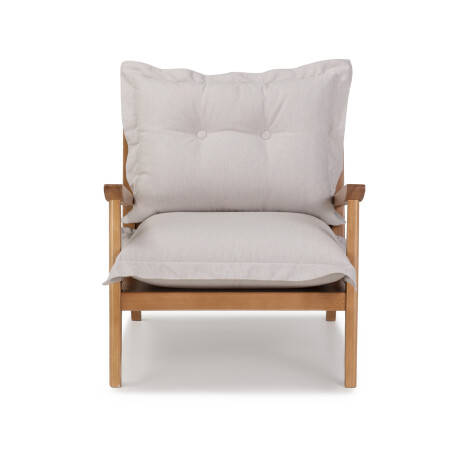 Butaca Bruxelas - Tela Rústica 10413 (Beige)