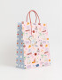 Accesorios Regalos Estampados Bolsa De Regalo Estampada - Azul Celeste