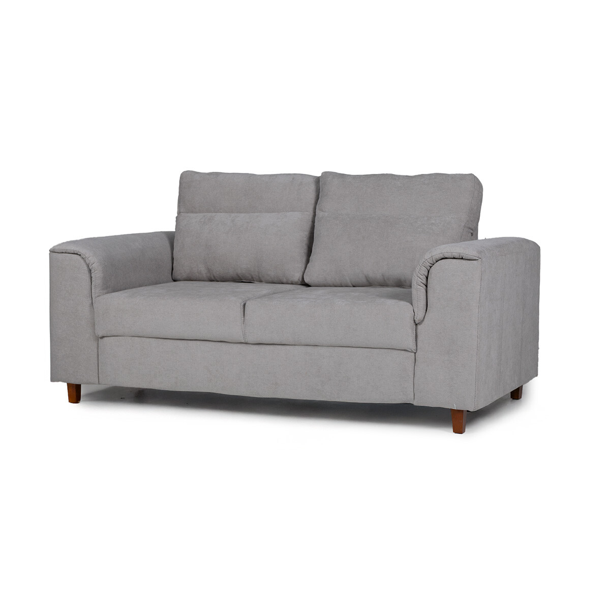 Sofá Aston (Outlet) - Tela Microfibra - 2 cuerpos - Berlin 05 (Ceniza) 