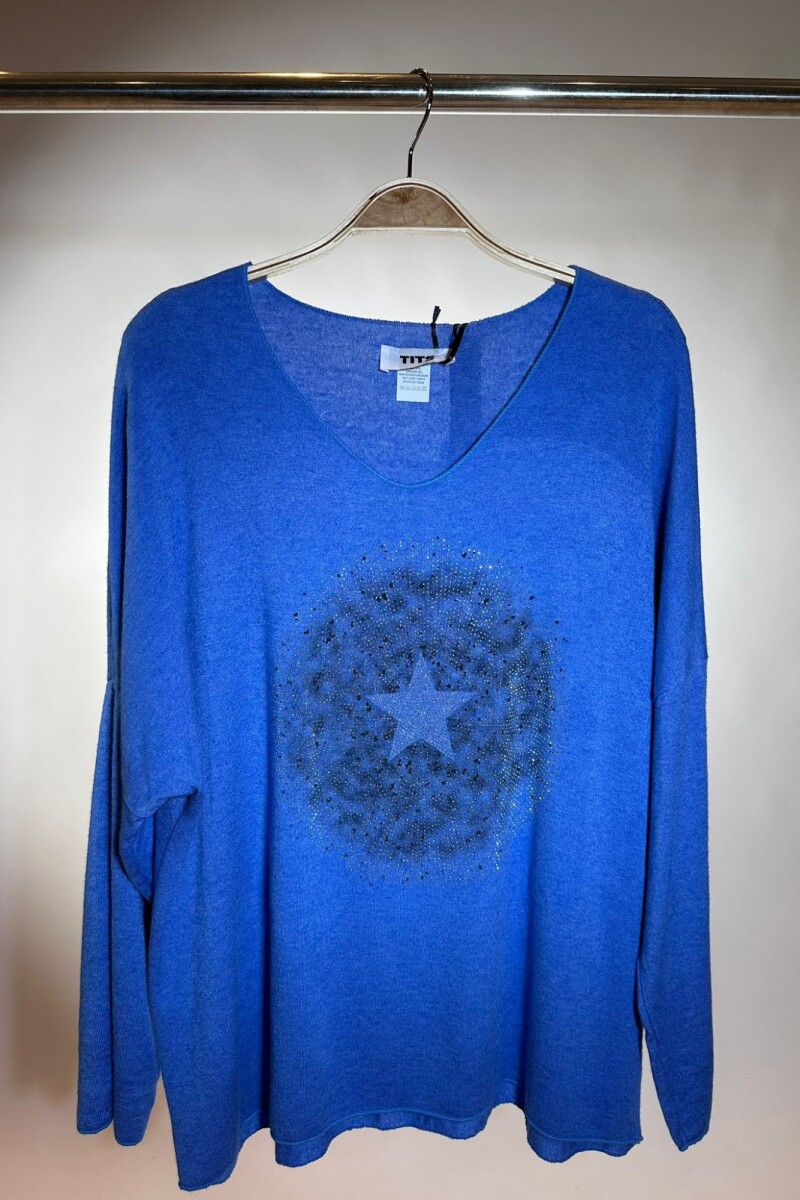 Sweater Estrella - Azul 
