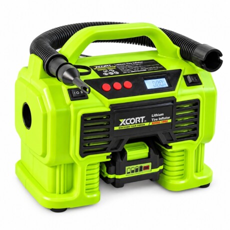 XCORT COMPRESOR DIGITAL DUAL PRO 21V&12V 160PSI +BATERIA 2.0MAH + CARGADOR + 3 A Xcort Compresor Digital Dual Pro 21v&12v 160psi +bateria 2.0mah + Cargador + 3 A