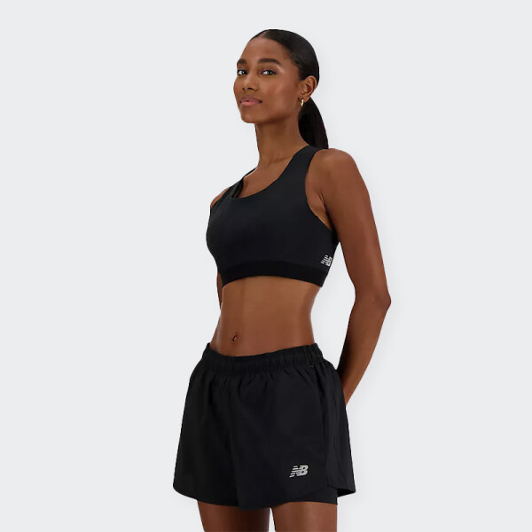 Top New Balance Medium Support Pocket Negro