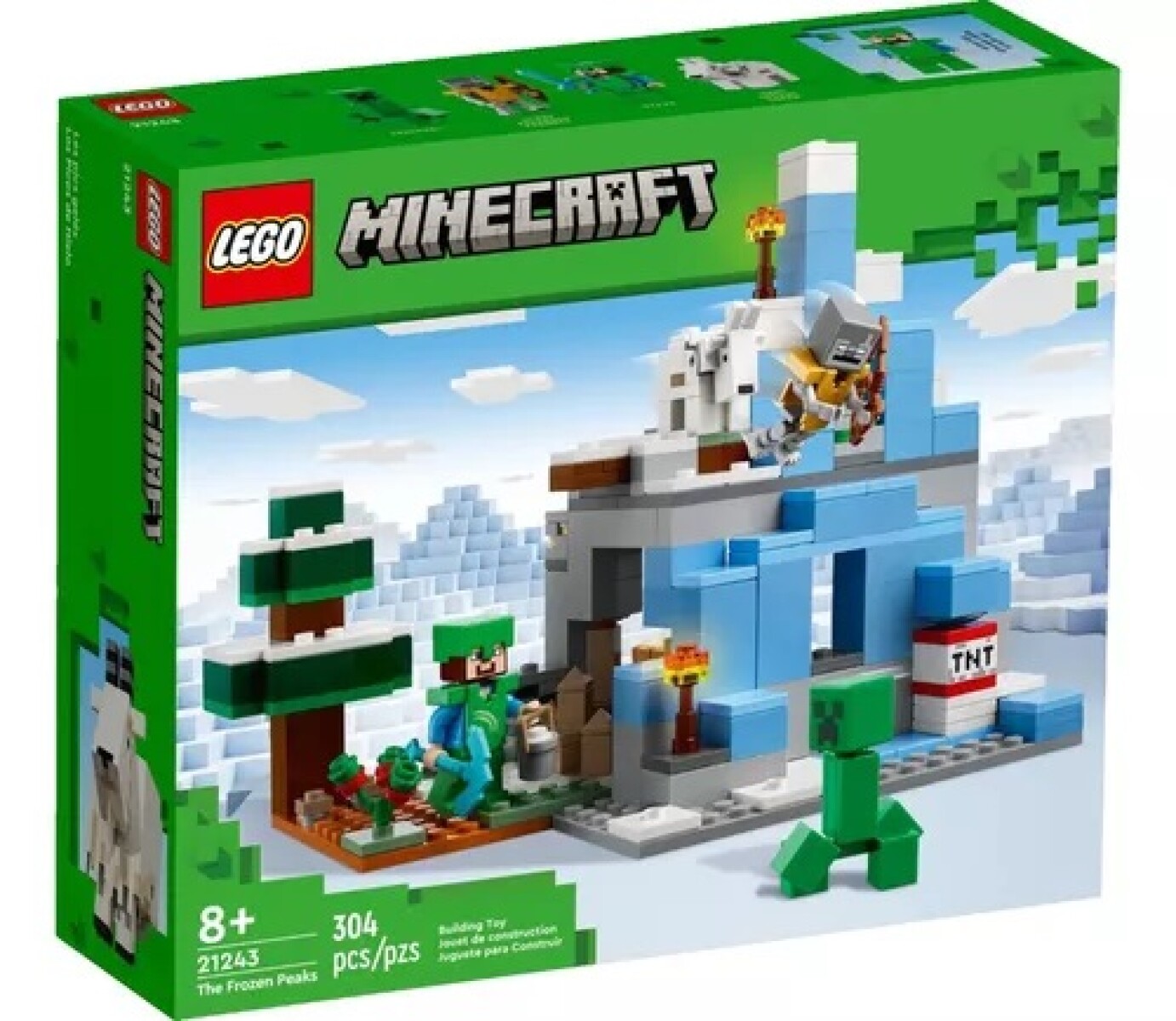 Lego Minecraft Los Picos Helados 21243 