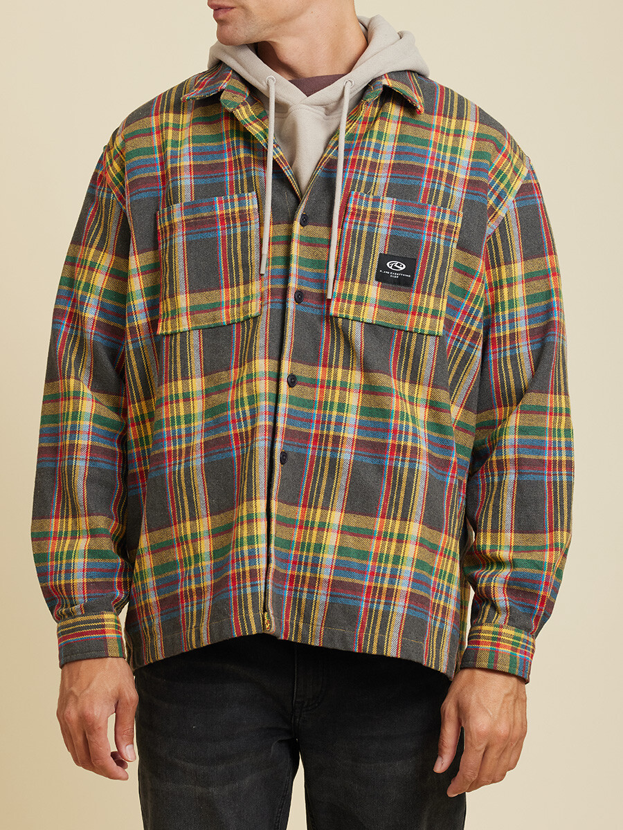 CAMISA JARET RUSTY - Gris 