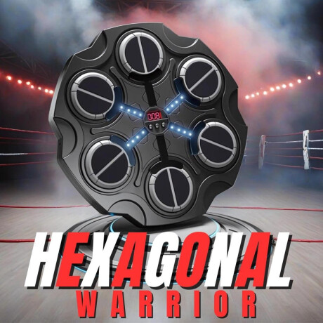 Máquina de boxeo musical Hexagonal Warrior Máquina de boxeo musical Hexagonal Warrior