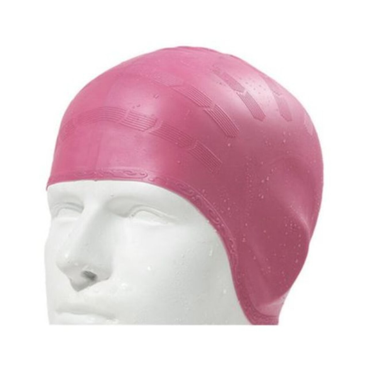 Gorro de natación de silicona para adulto - Rosa 