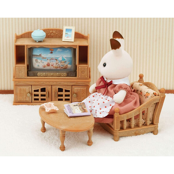 Sylvanian Families Set Comoda Sala Estar Muebles Accesorios Sylvanian Families Set Comoda Sala Estar Muebles Accesorios
