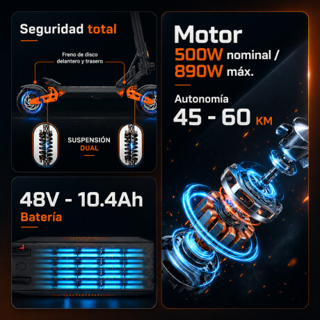 MONOPATÍN 10" D2PRO COLOR UNICO
