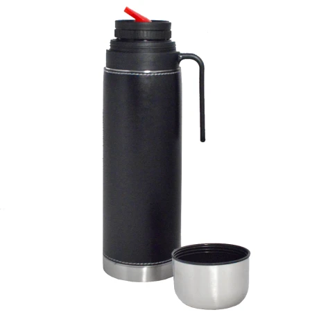 Termo Comet SL100ZFP Acero Inoxidable 1 lt Manija Rígida NEGRO