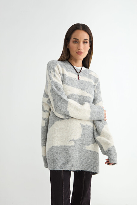 BUZO ORYZA GRIS CLARO