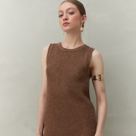 VESTIDO CALA Cobre