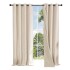 Cortina 100% Blackout 2Paños 140x220 Textura Lino Doble Faz Variante Color Beige