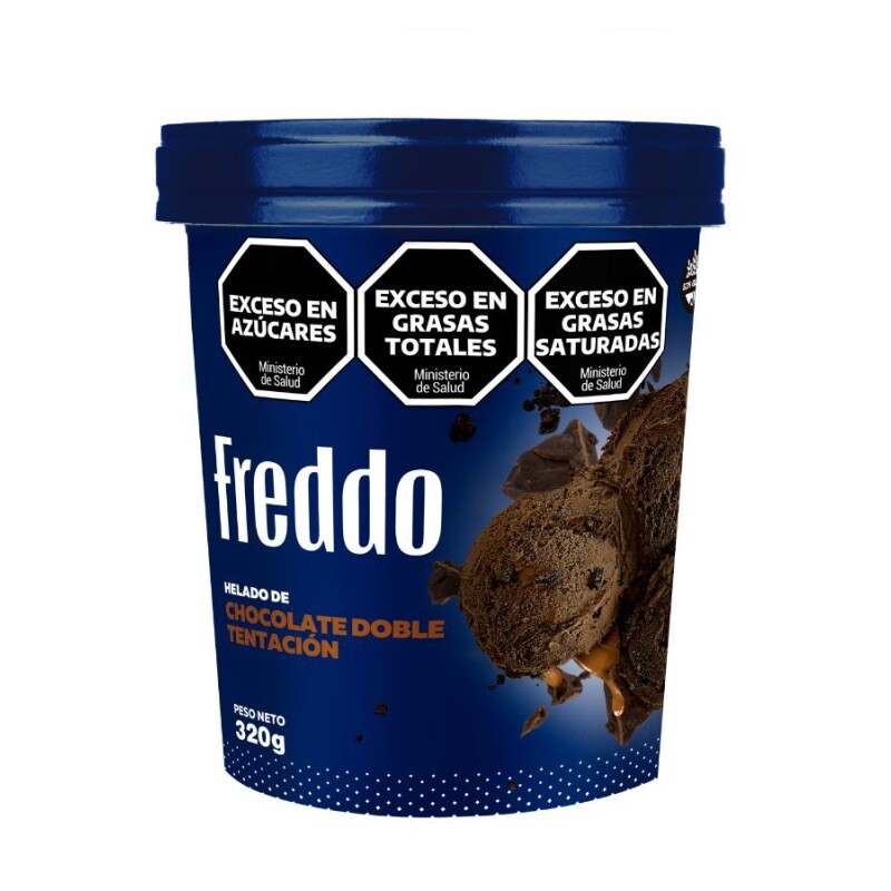 HELADO CHOCO DOBLE TENTACIÓN FREDDO 320G HELADO CHOCO DOBLE TENTACIÓN FREDDO 320G