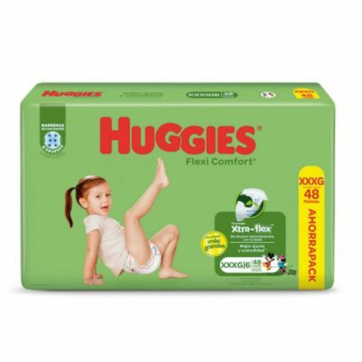 Pañales Huggies Flexi-confortXXXG-x48 