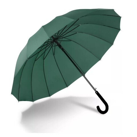 Paraguas largo automatico verde Unica