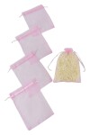 Pack x 100 - Bolsas organza 12x17 cm ROSA