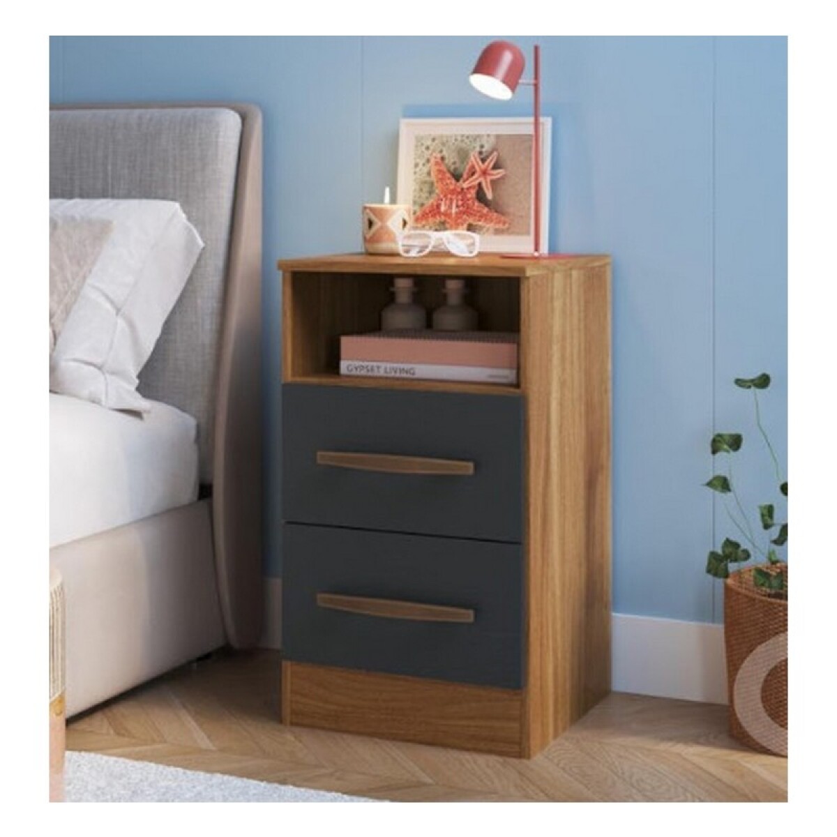 MESA DE LUZ 2 CAJONES ARTECAS 