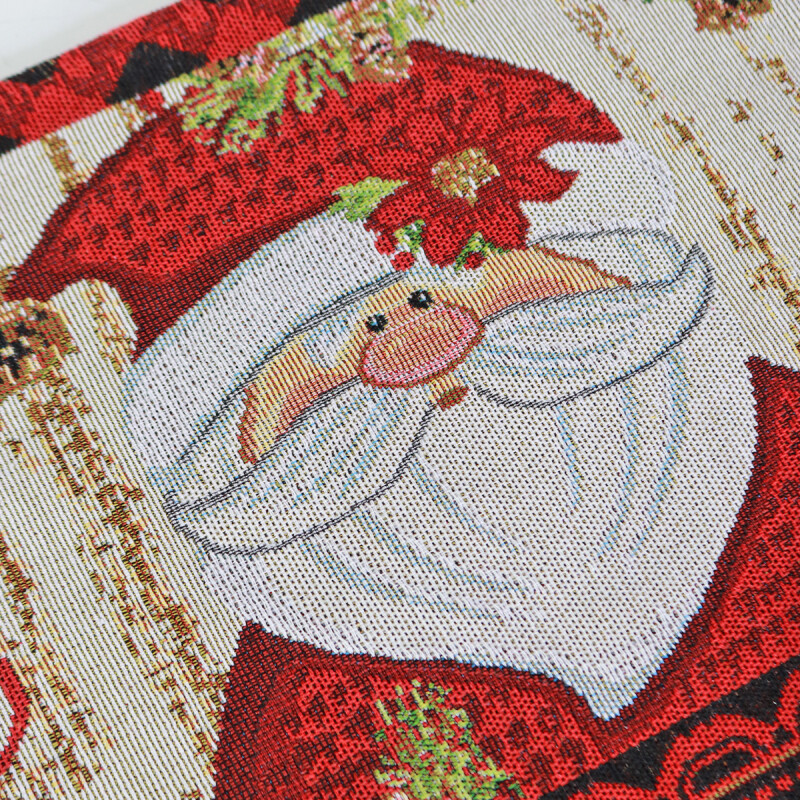 INDIVIDUAL RECT DIS SANTA 33X44CM Unica