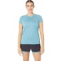 Fujitrail Logo Ss Top W - Mujer Gris Blue