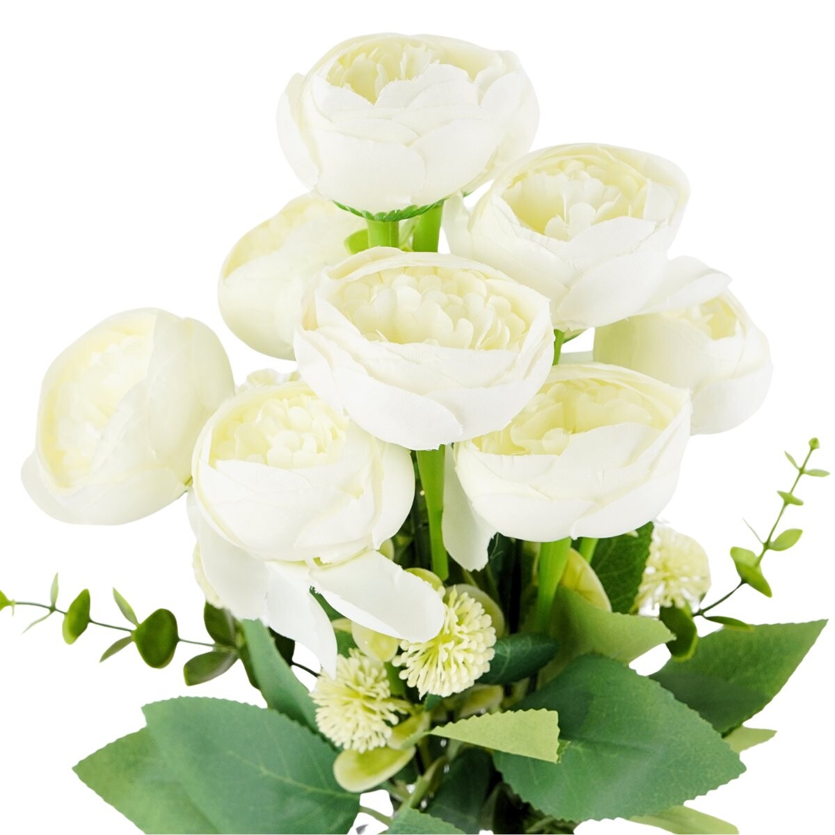 Ramo de flores artificiales pimpollos 