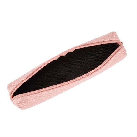 Mini Cartuchera en Tela para Lápices Lapiceras y Accesorios Rosa