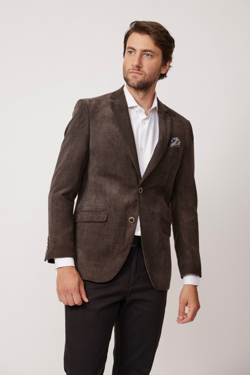Blazer Sport de Corduroy - TOSTADO 