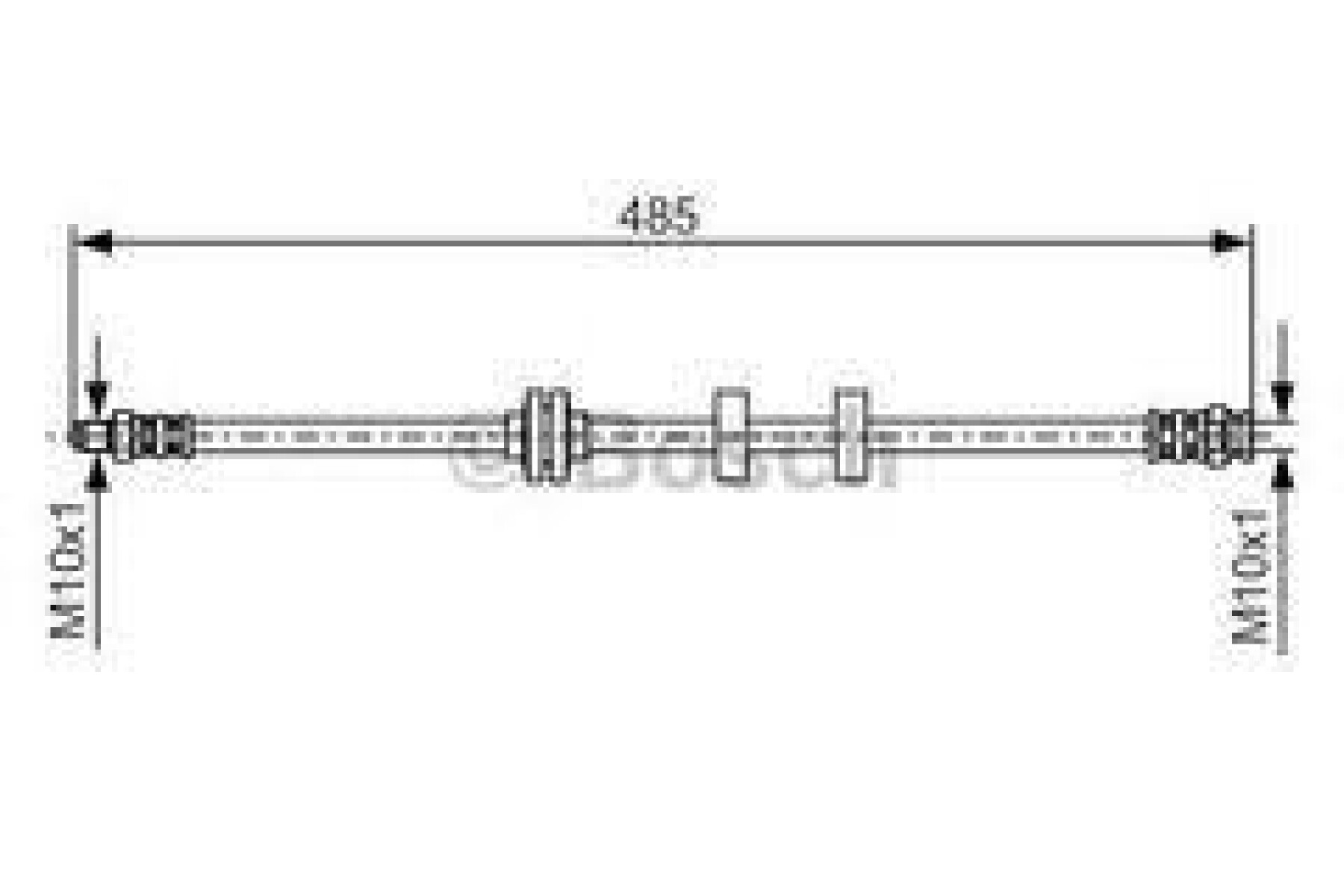 GOMAS DE FRENO FIAT FLEXIBLE FRENO DELANTERO PALIO - 