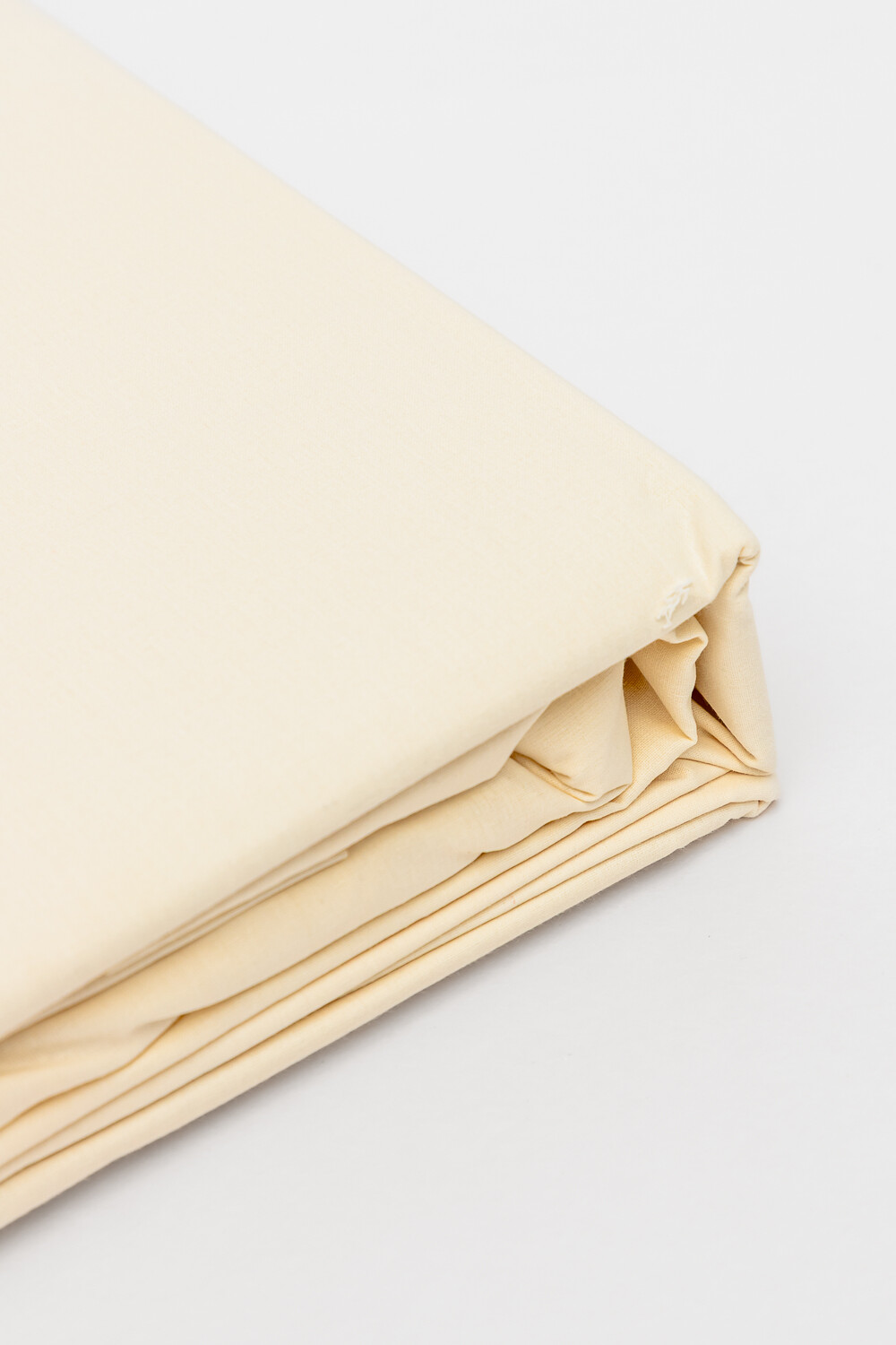 Sábanas 2 Plazas 144 Hilos Liso Crema