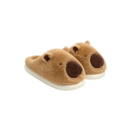 Pantuflas Carpincho Marrón