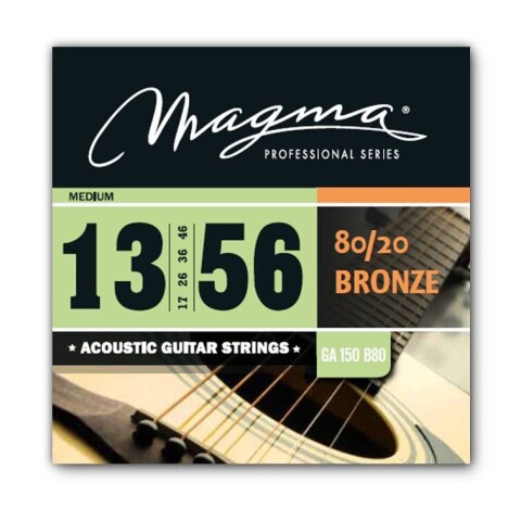 Encordado Guitarra Acustica Magma Bronce 80/20 .013 GA150B80 Unica
